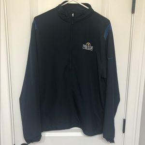 WVU 1100 Club 1/2 Zip Nike Golf Lightweight Jacket